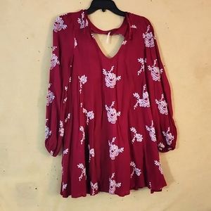 Free People Tunic embroidered